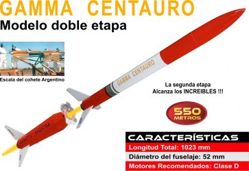 Cohete Modelo Gamma Centauro