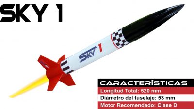 Cohete Modelo SKY 1